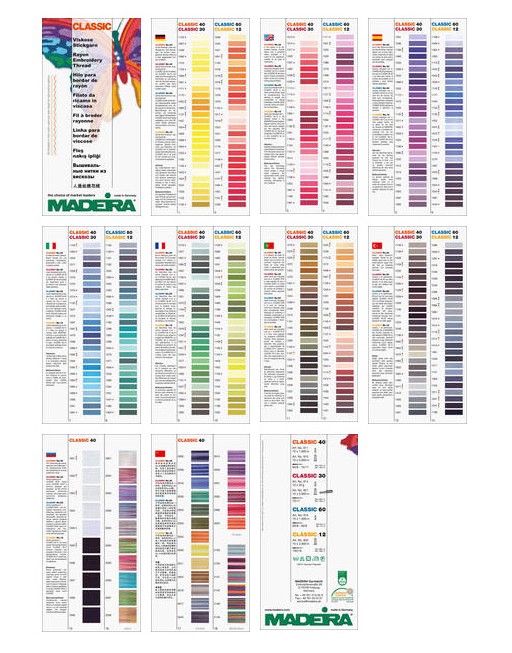 Nuancier fils Classic 