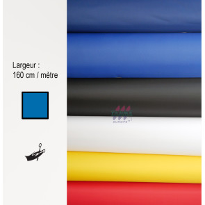 Toile de badge Poly bleu baltique