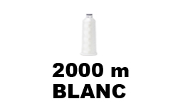 Fil à broder Madeira Classic N°12 2000m Blanc
